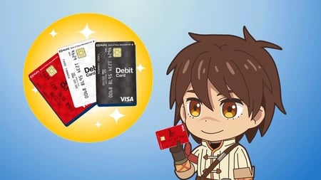 Постер: Цепные хроники x Mitsubishi Tokyo UFJ-VISA Debit