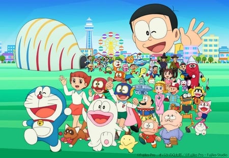 Постер: Doraemon & F-Chara All Stars: Yume no Machi, F Land